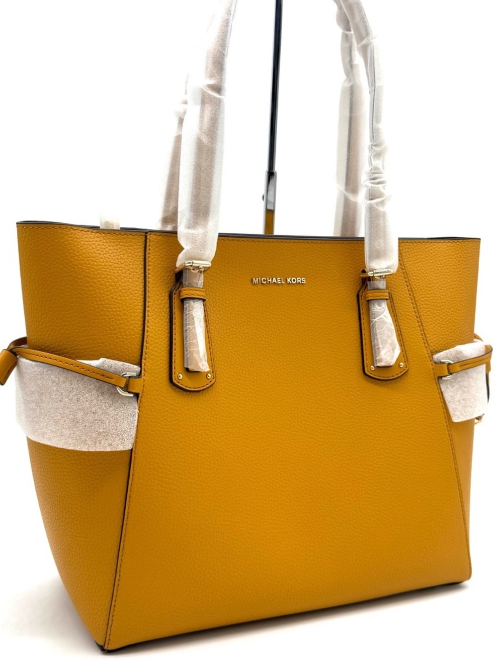 Michael Kors Voyager EW Tote Bag Leather Marigold